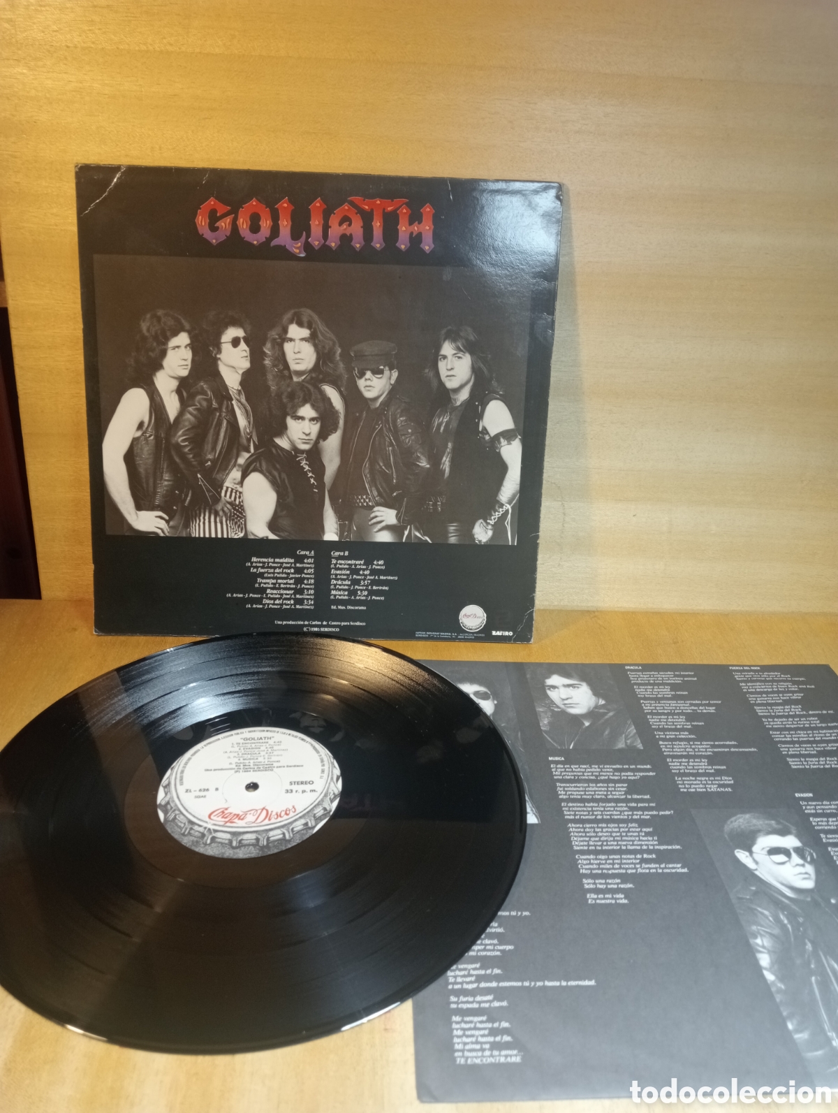 Discos de vinilo: Goliath. Goliath. Chapa Discos. - Foto 5