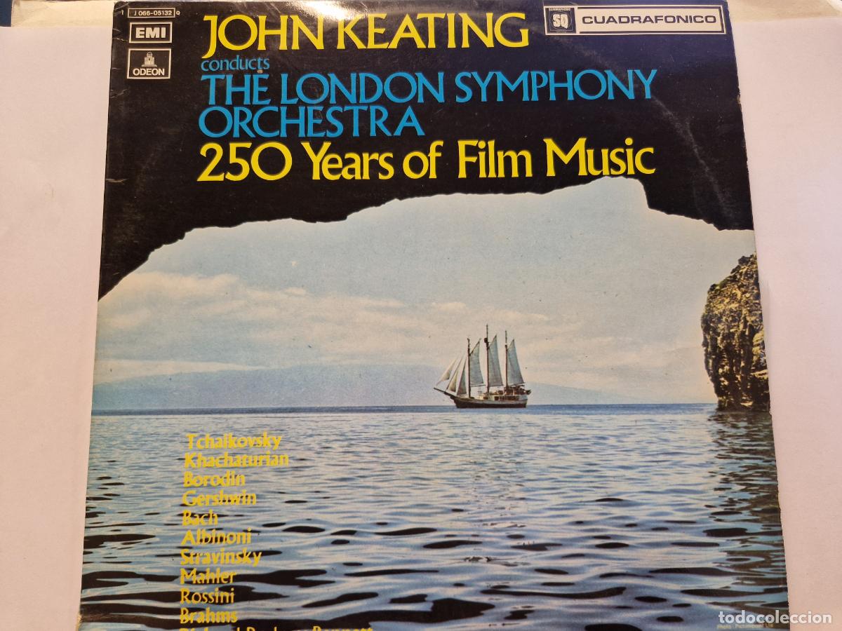 Discos de vinilo: SINGLE. JOHN KEATING. THE LONDON SYMPHONY ORCHESTRA. 250 YEARS OF FILM MUSIC