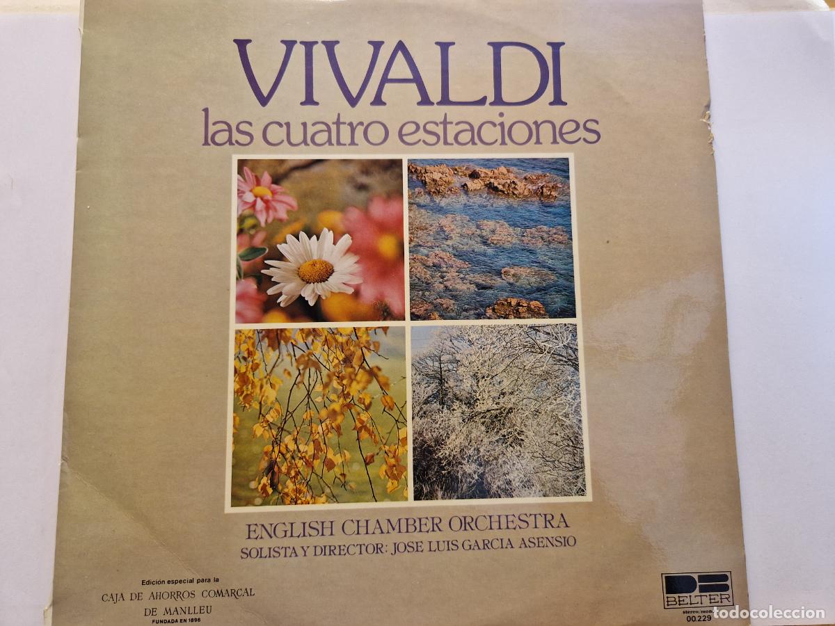 Discos de vinilo: SINGLE. VIVALDI. LAS CUATRO ESTACIONES. SOLISTA Y DIRECTOR: JOSE LUIS GARCIA ASENSIO.