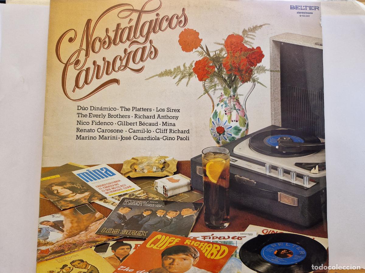 Discos de vinilo: SINGLE. NOSTALAGICOS CARROZAS. DUO DINAMICO. THA PLATTERS. LOS SIREX. THE EVER&Ntilde;Y BROTHERS.