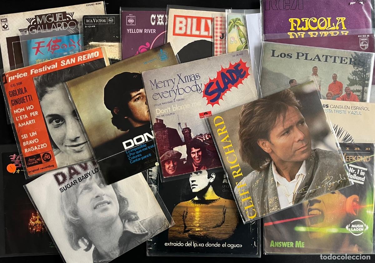 Discos de vinilo: L0TE POP NACIONAL & INTERNACIONAL (Cliff Richard, Slade, Donovan, Roberto Carlos, etc...)