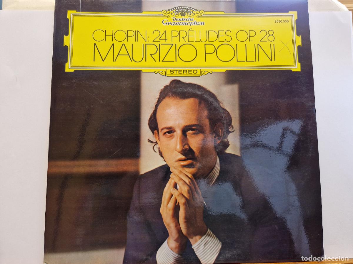 Discos de vinilo: SINGLE. CHOPIN 24 PRELUDES OP28. MAURIZIO POLLINI