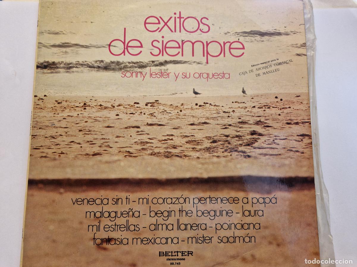 Discos de vinilo: SINGLE. EXITOS DE SIEMPRE. SONNY LESTER Y SU ORQUESTA. VENECIA SIN TI. MI CORAZON PERTENECE A PAPA.
