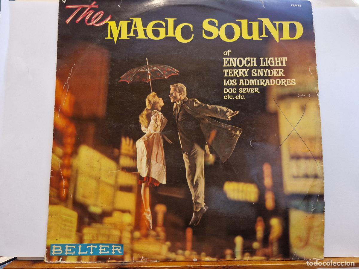 Discos de vinilo: SINGLE. THE MAGICO SOUND. OF ENOCH LIIGHT. TERRY SUNYDER. LOS ADMIRADORES DOC SEVER.