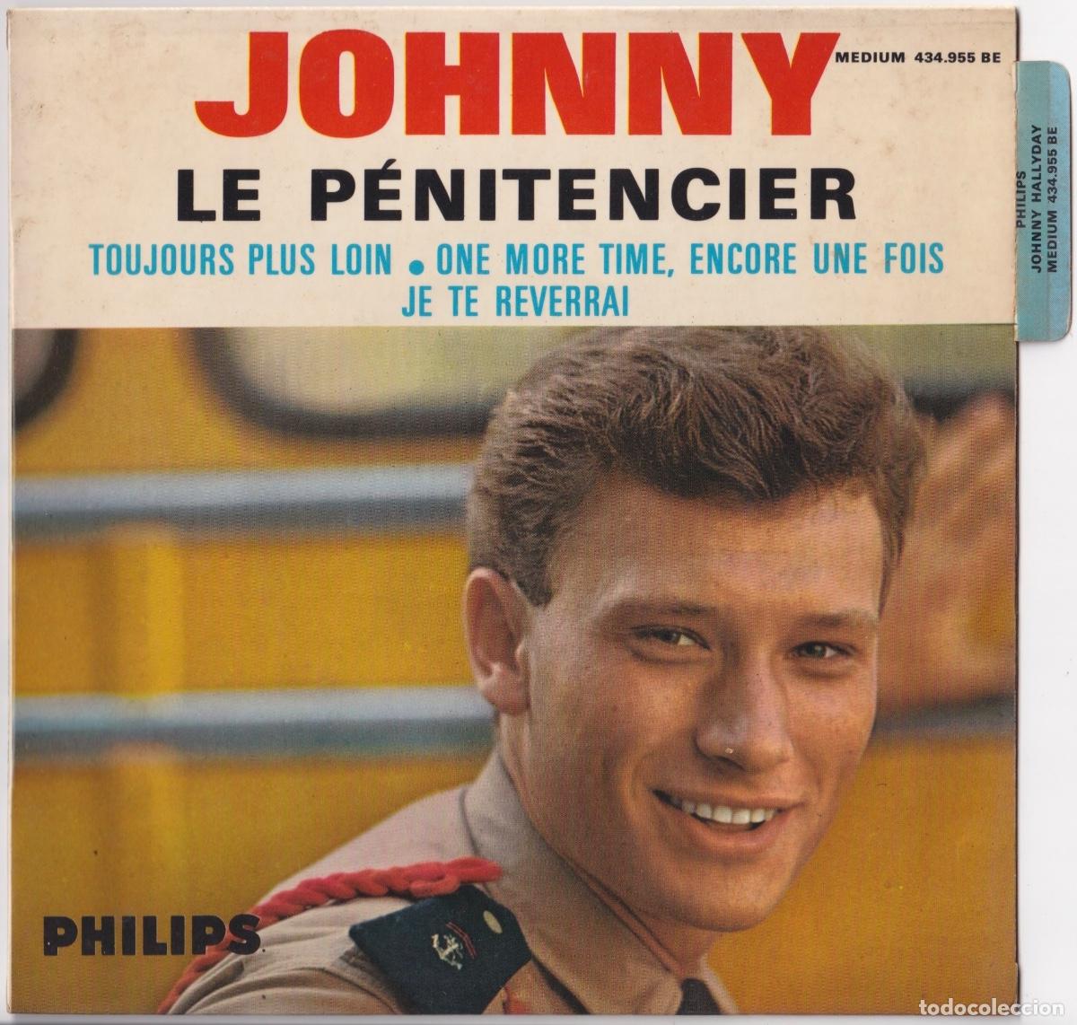 Discos de vinilo: JOHNNY HALLIDAY - Le p&eacute;nitencier (EP editado en Francia)