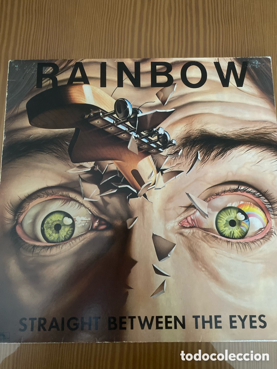 Discos de vinilo: Disco de Vinilo (LP) Rainbow &ldquo;Straight Between The Eyes&rdquo; - Foto 1