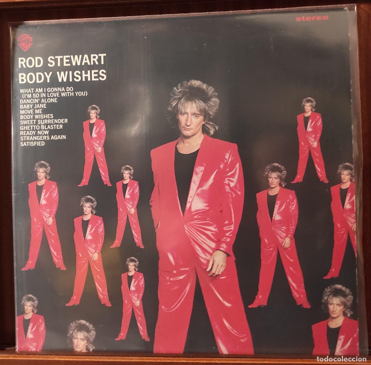 Discos de vinilo: Rod Stewart &ndash; Body Wishes - VINILO EDICION ESPA&Ntilde;OLA SELLO WARNER BROSS 1983