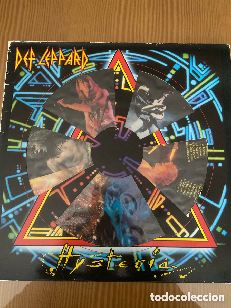 Discos de vinilo: Disco de Vinilo (LP) (Picture Disc) Def Leppard &ldquo;Hysteria&rdquo;
