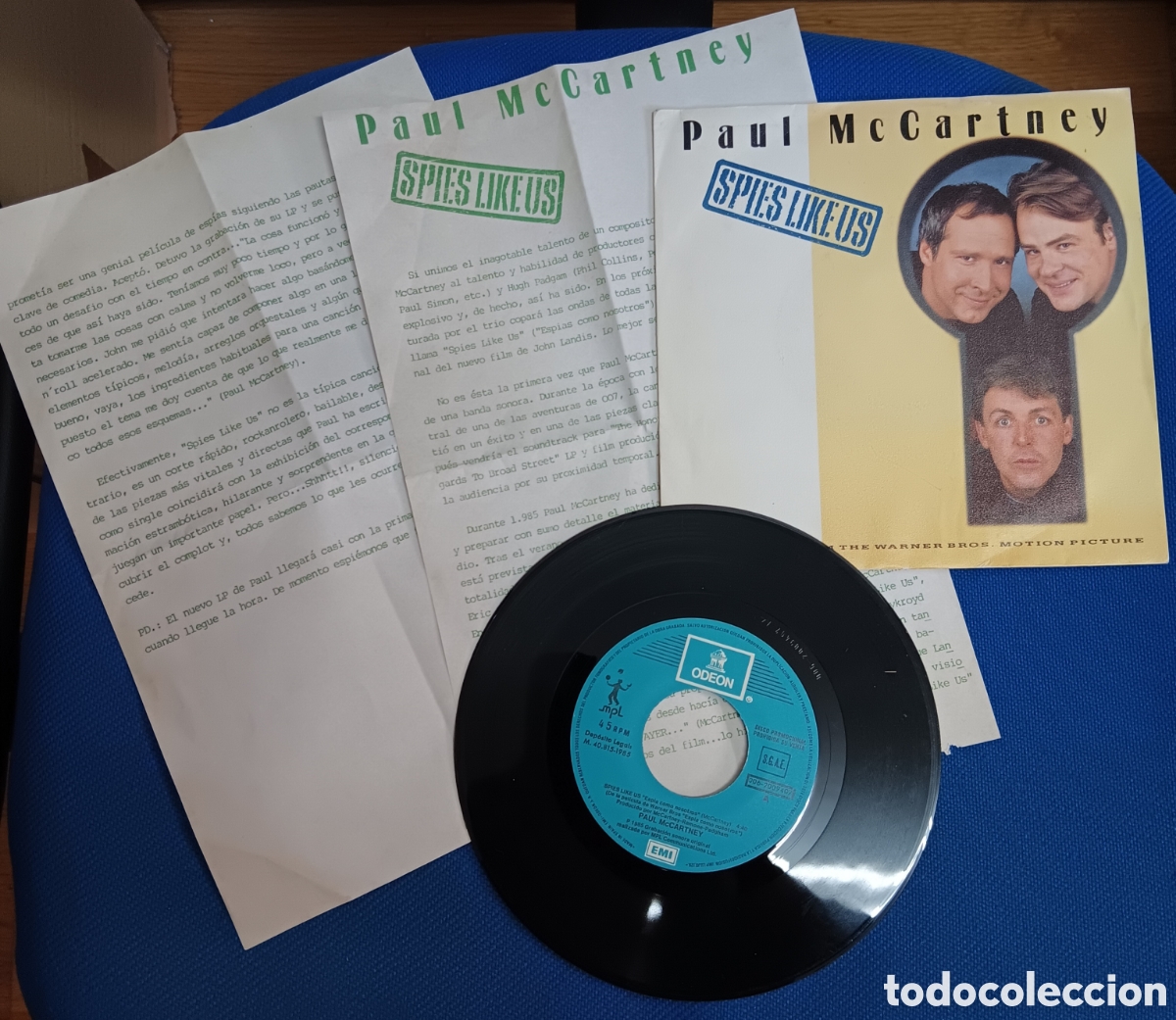 Discos de vinilo: BEATLES PAUL McCARTNEY PROMO SINGLE SPAIN - Foto 1