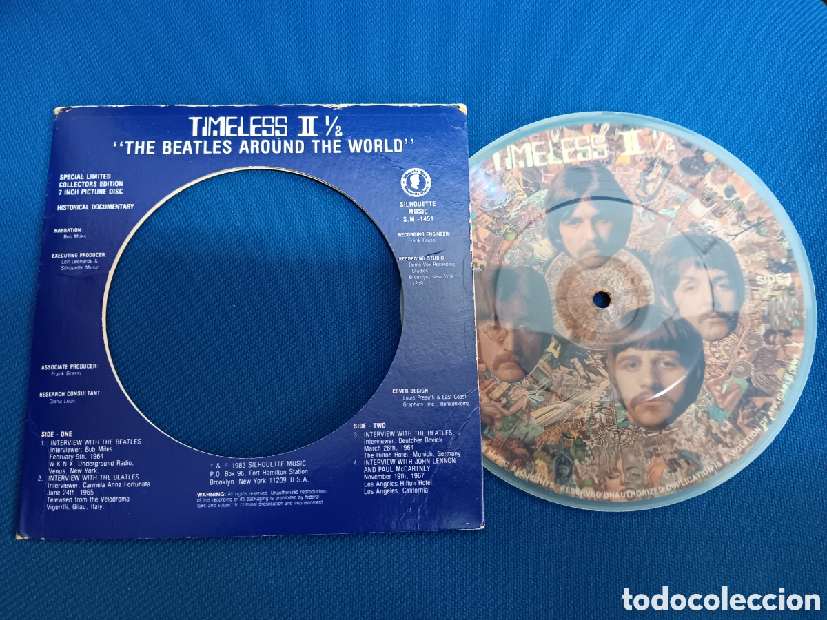 Discos de vinilo: BEATLES SINGLE FOTODISCO ENGLAND