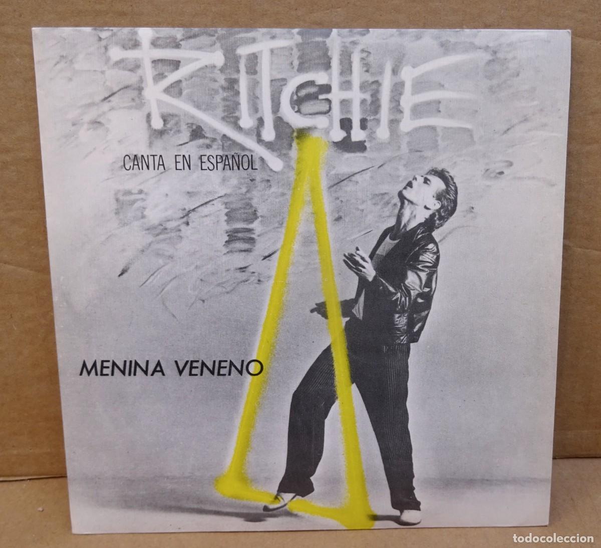 Vinyl-Schallplatten: RITCHIE - MENINA VENENO &ndash; SINGLE EPIC Madrid 1983