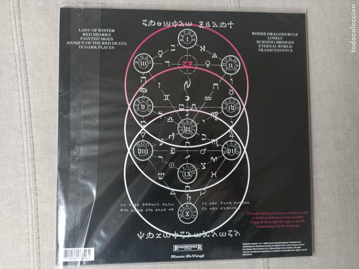 Discos de vinilo: Crimson Glory. Transcendence. LP. Reissue 2018 - Foto 2