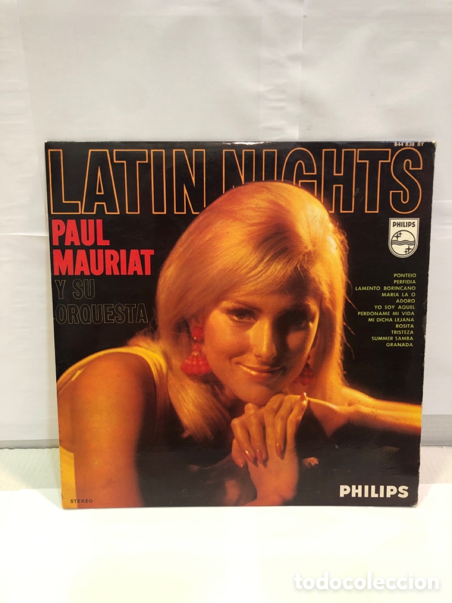 Disques de vinyle: Vinilo - Latin Nights. Paul Mauriat y su orquesta