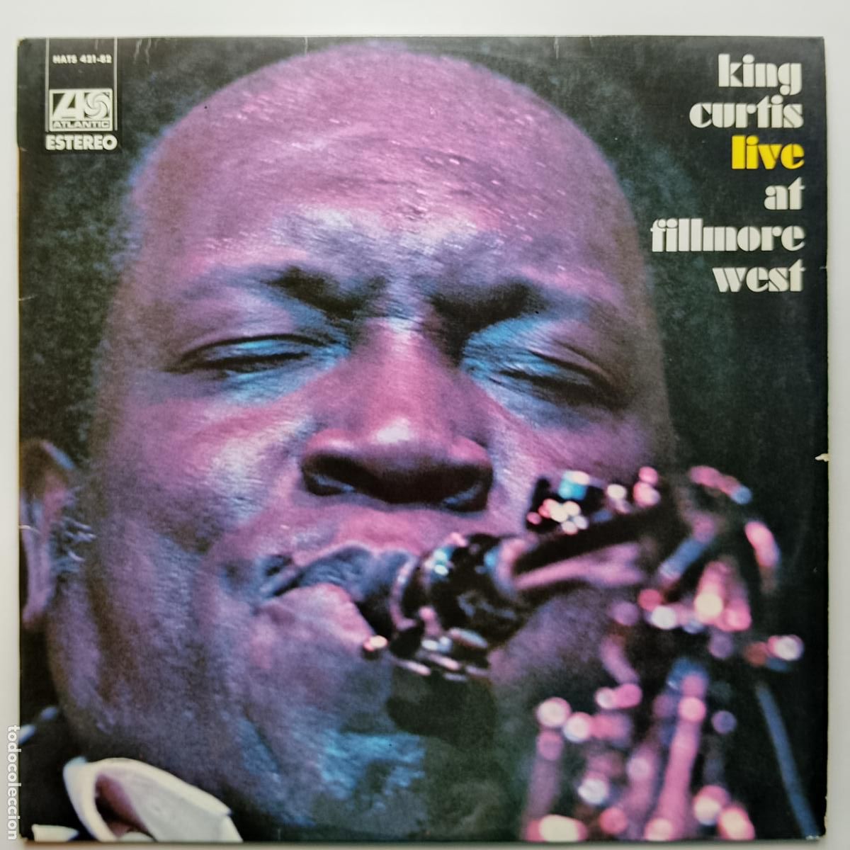 Discos de vinilo: King Curtis-Live At Fillmore West (LP Atlantic 1971) clasico Funk Soul. Billy Preston, Memphis Horns