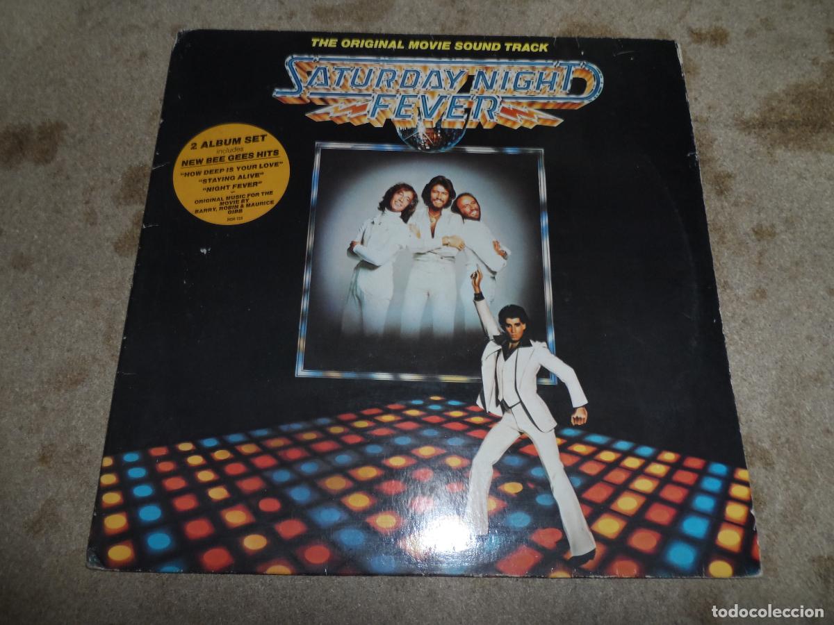 Discos de vinilo: SATURDAY NIGHT FEVER - THE ORIGINAL MOVIE SOUND TRACK (HOLLAND 1977) (2 LPS)