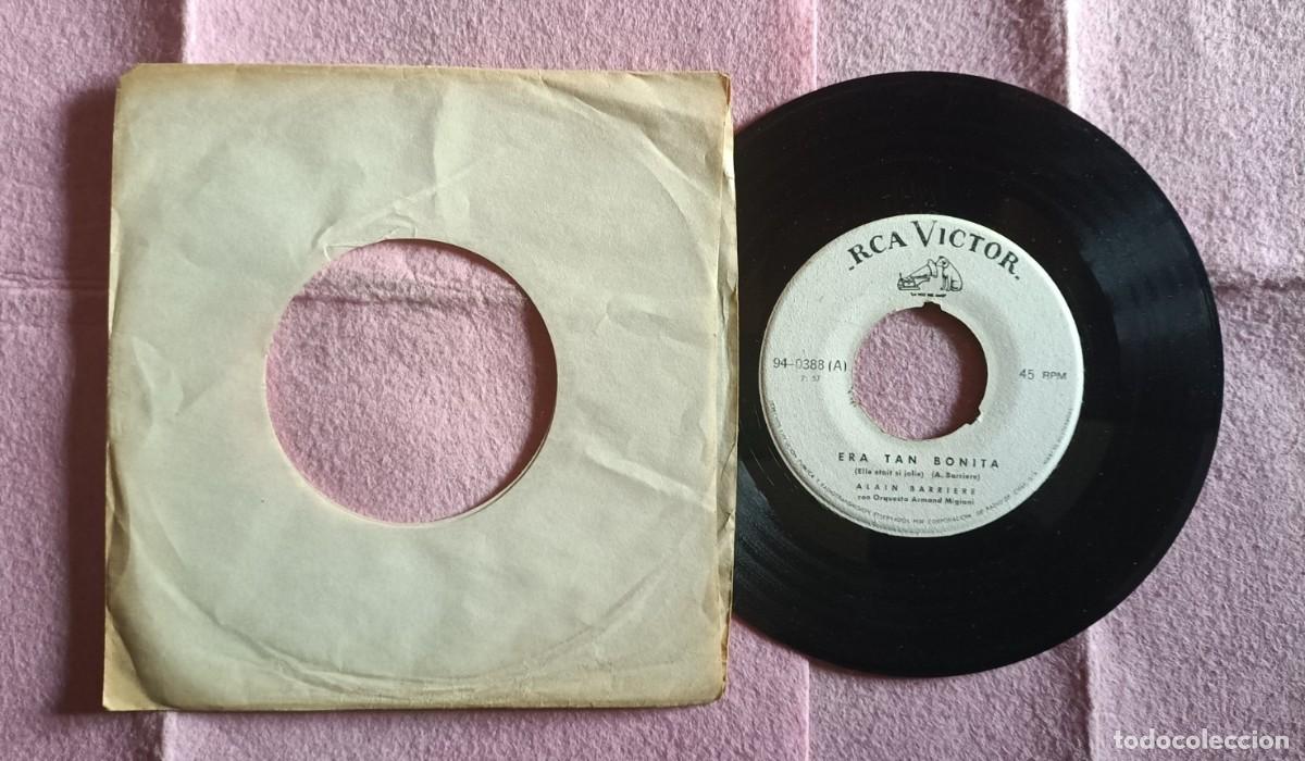 Discos de vinilo: 7&rdquo; ALAIN BARRIERE & JEAN CLAUDRIC &ndash; Adios Karamou - RCA 94-0388 - CHILE - PROMO (G/VG+)