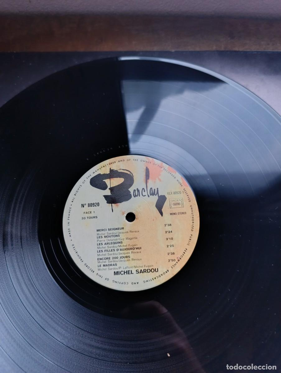 Discos de vinilo: LP Michel Sardou &ndash; Michel Sardou - Foto 7