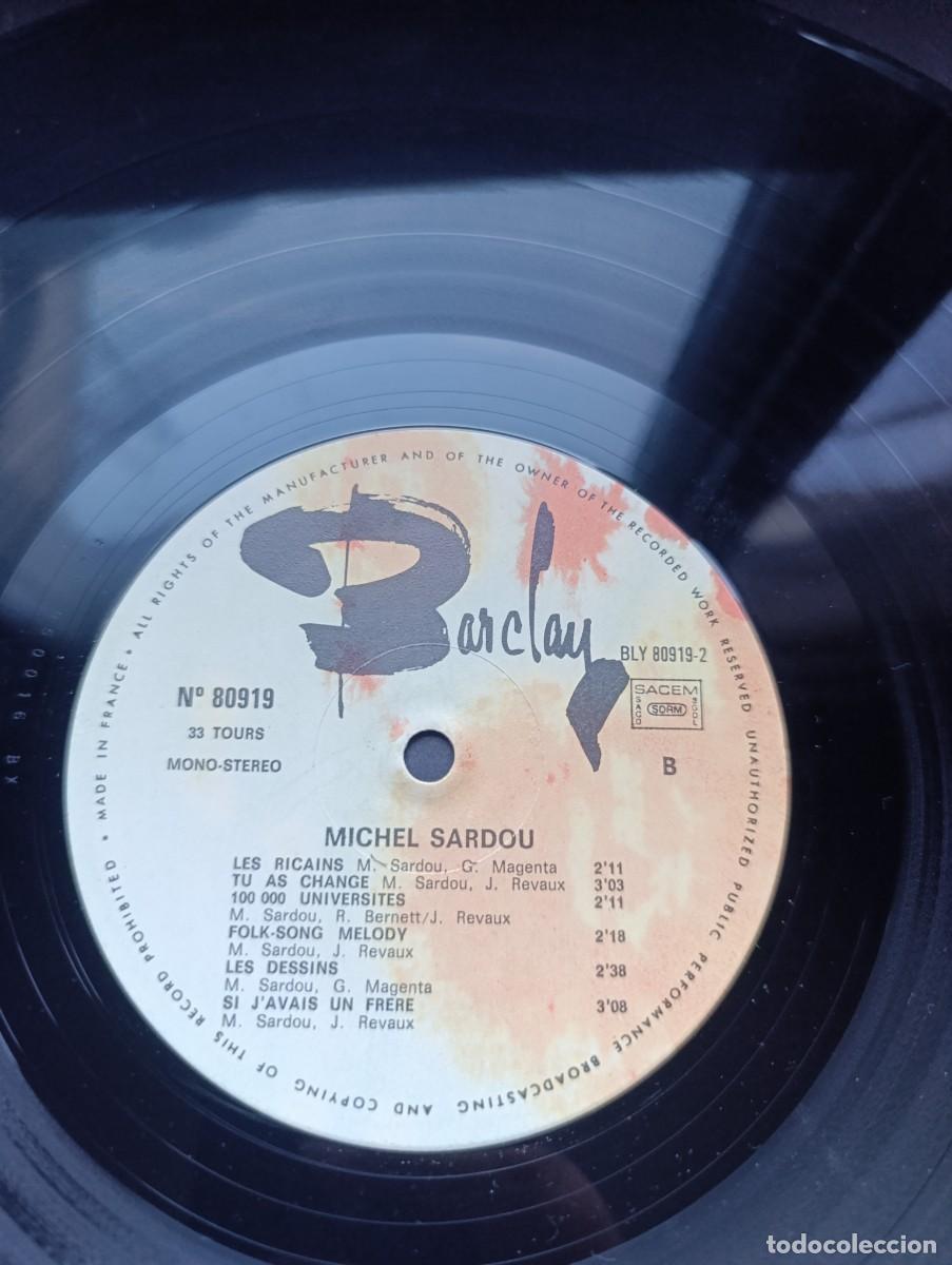 Discos de vinilo: LP Michel Sardou &ndash; Michel Sardou - Foto 9