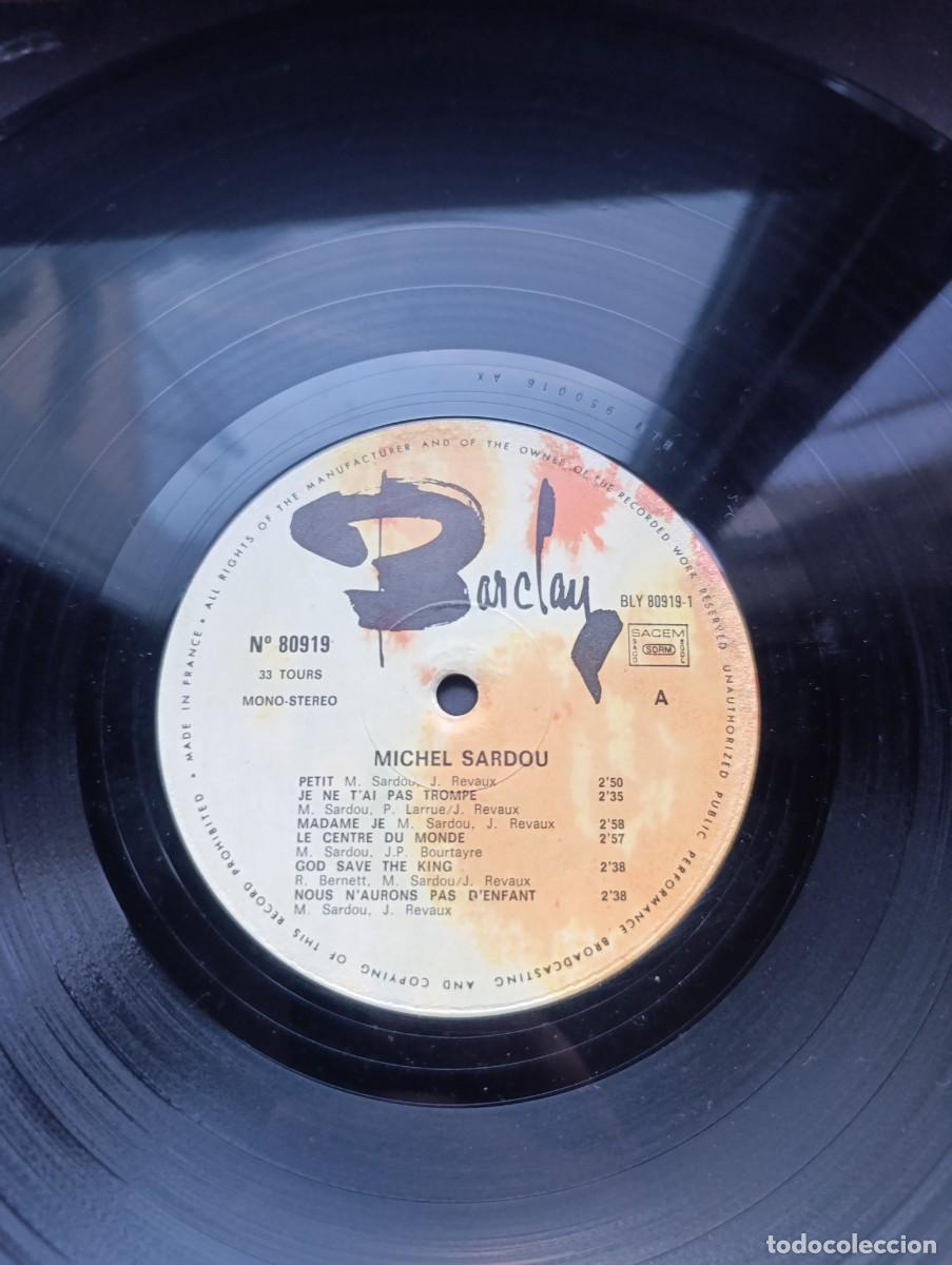 Discos de vinilo: LP Michel Sardou &ndash; Michel Sardou - Foto 11