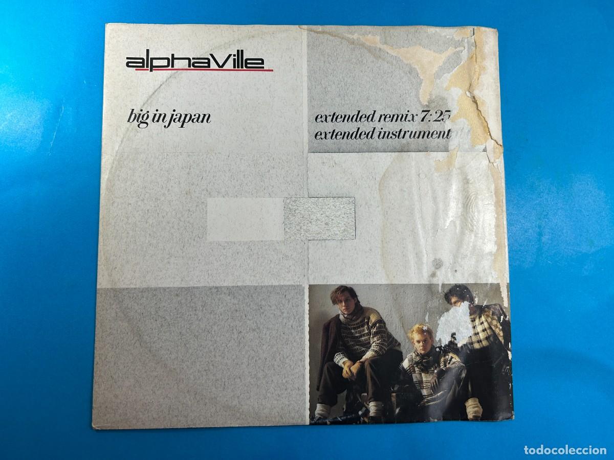 Discos de vinilo: ALPHAVILLE - BIG IN JAPAN / IDEM INSTRUMENTAL - MAXI ENGLAND 1984