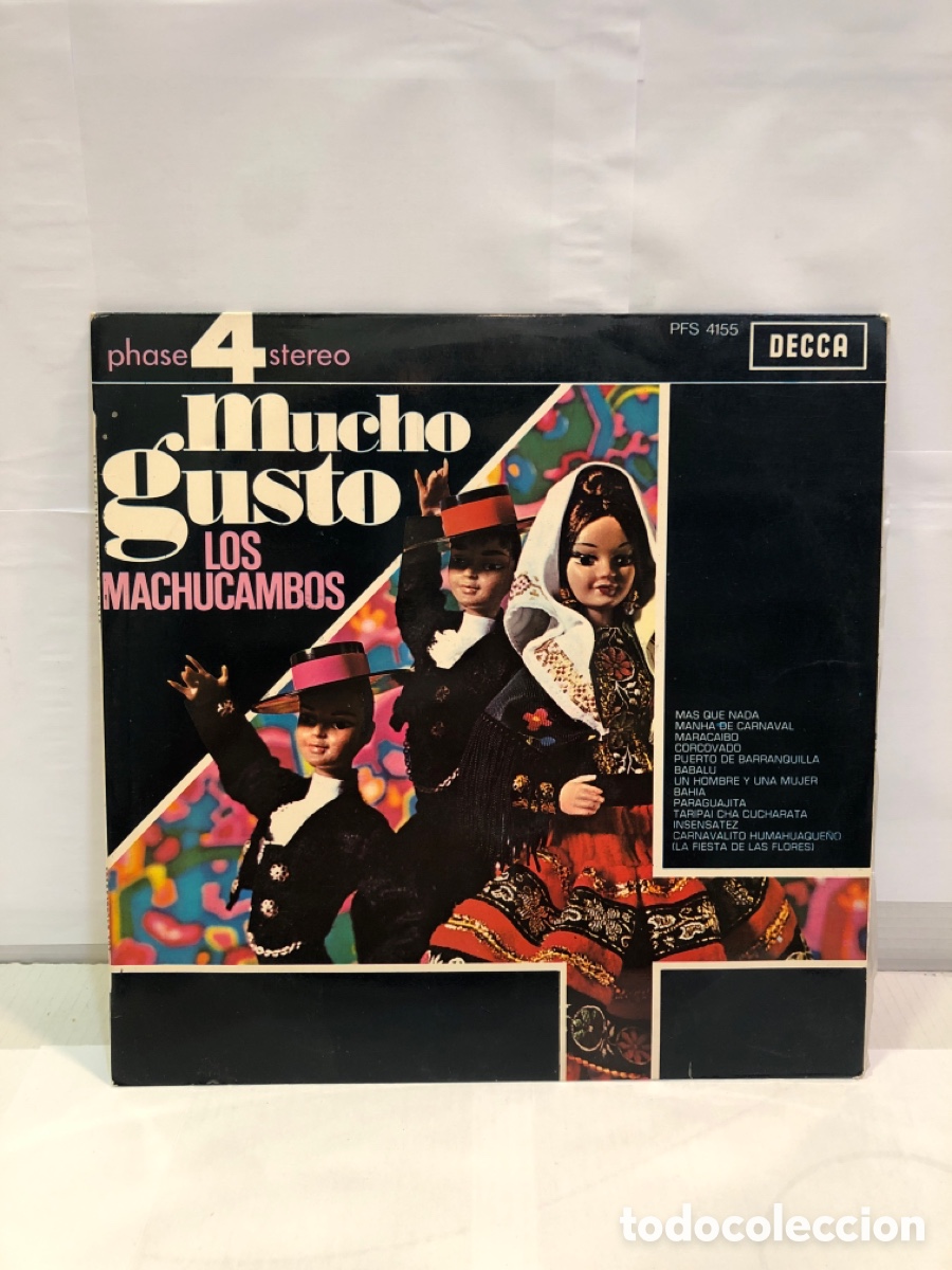 Discos de vinilo: Vinilo - Mucho gusto. Los machucadnos - Foto 1