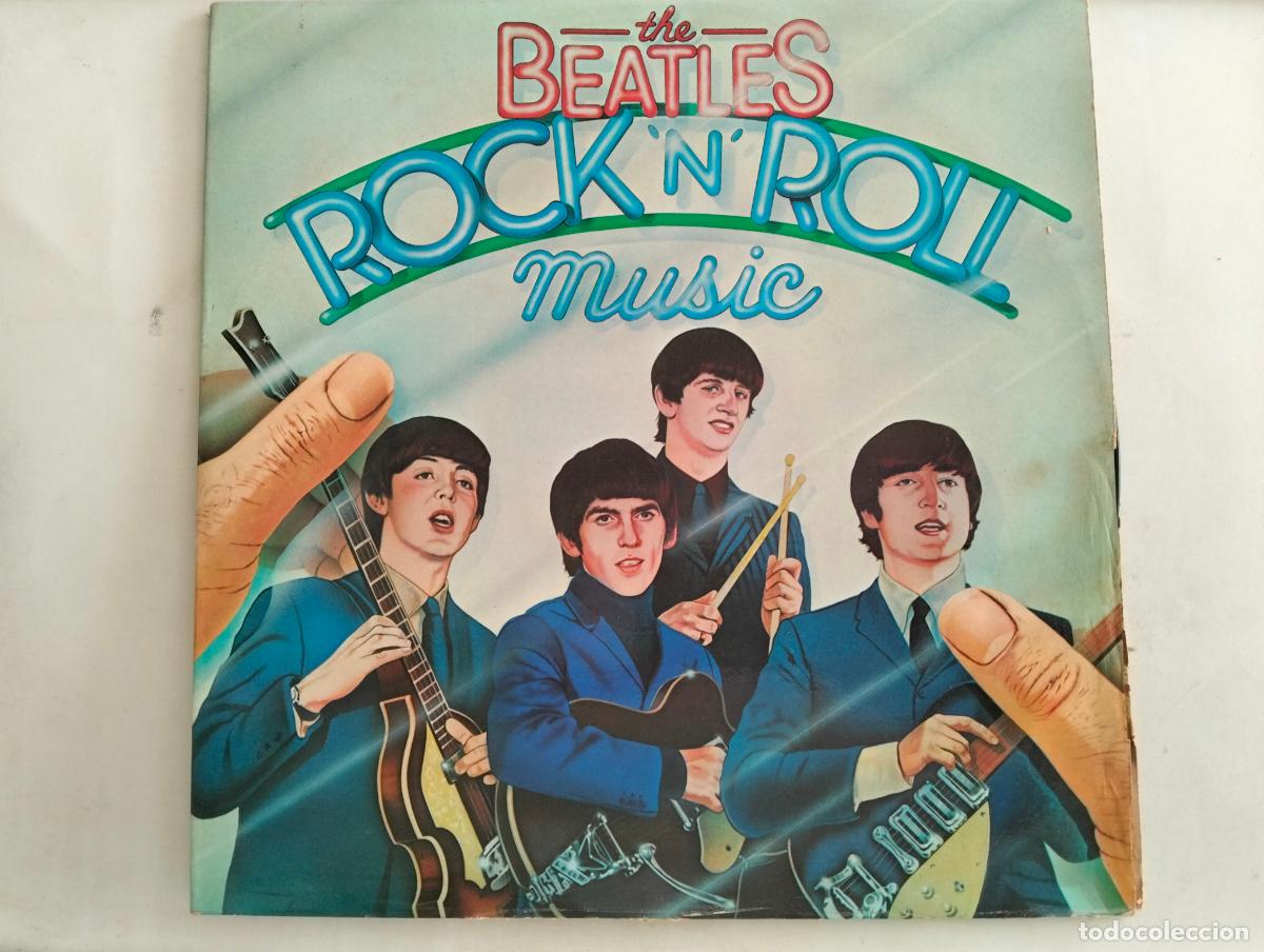 Discos de vinilo: THE BEATLES, DISCO DOBLE LP ROCK N ROLL-MUSIC , EDITADO EMY-ODEON, A&Ntilde;O 1976