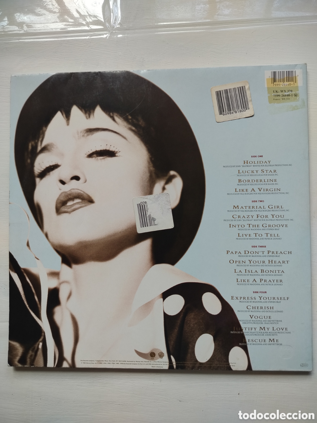 Discos de vinilo: Madonna 2xLPs Immaculate - Foto 2