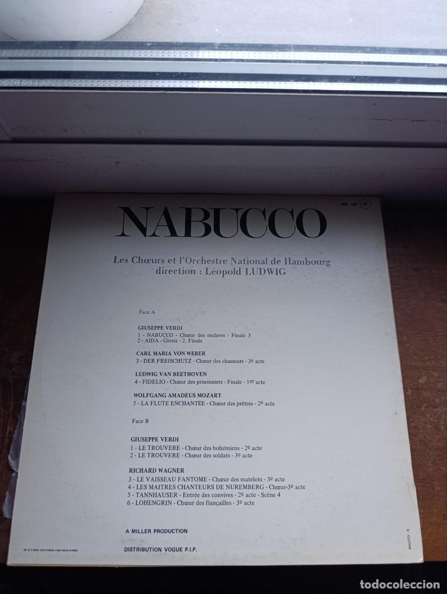 Discos de vinilo: LP Leopold Ludwig &ndash; Nabucco - Foto 2