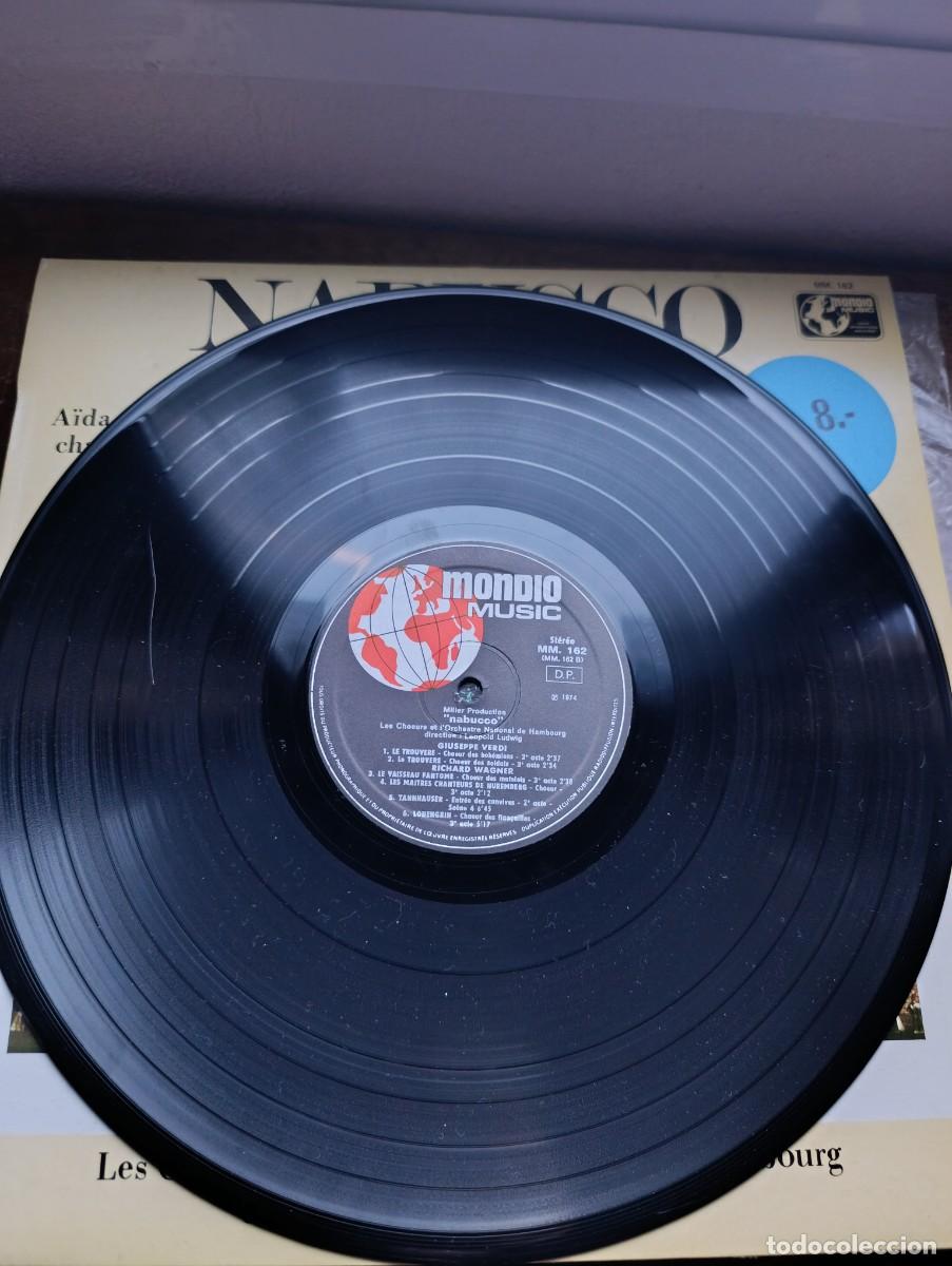 Discos de vinilo: LP Leopold Ludwig &ndash; Nabucco - Foto 3