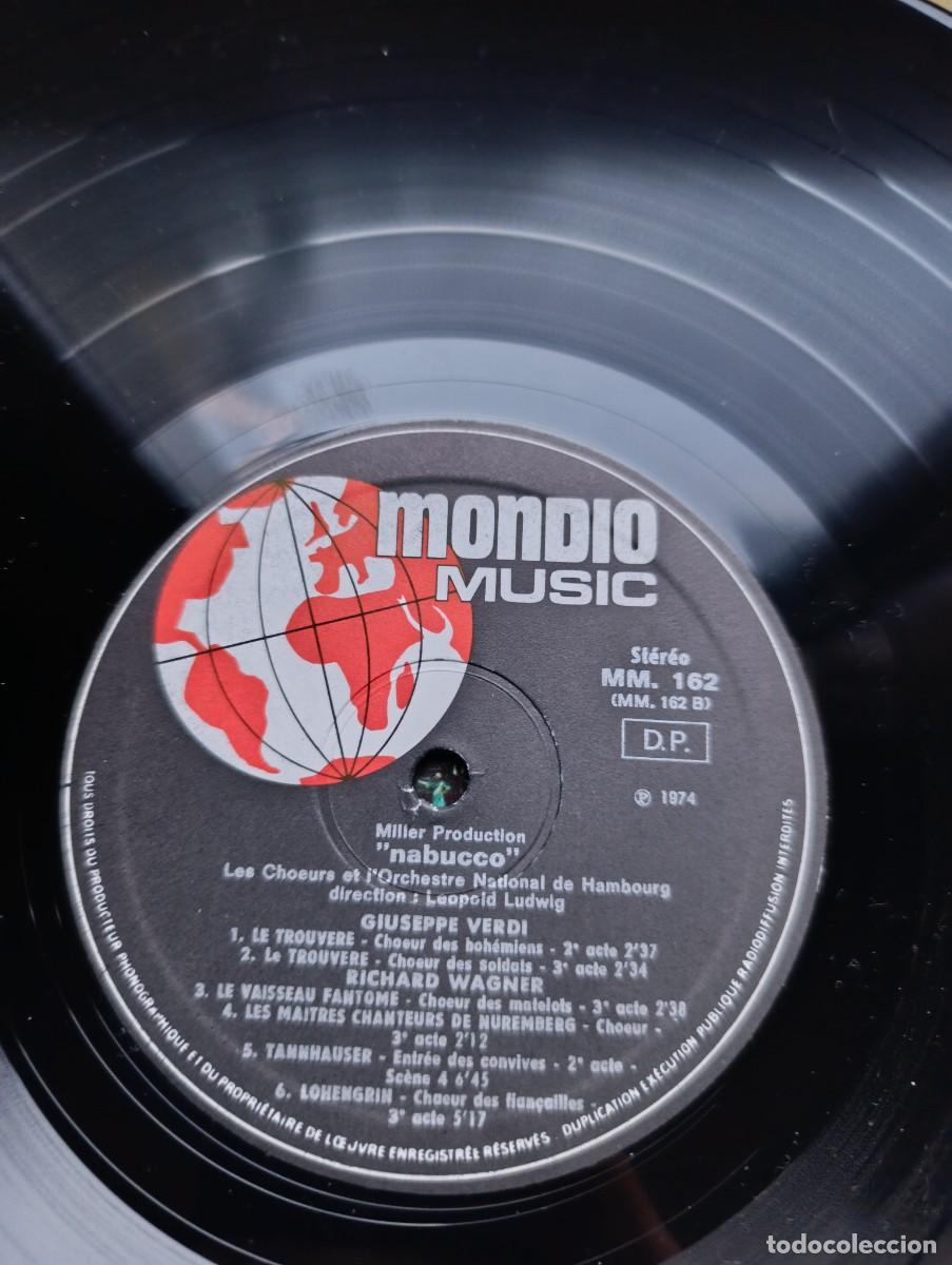 Discos de vinilo: LP Leopold Ludwig &ndash; Nabucco - Foto 4