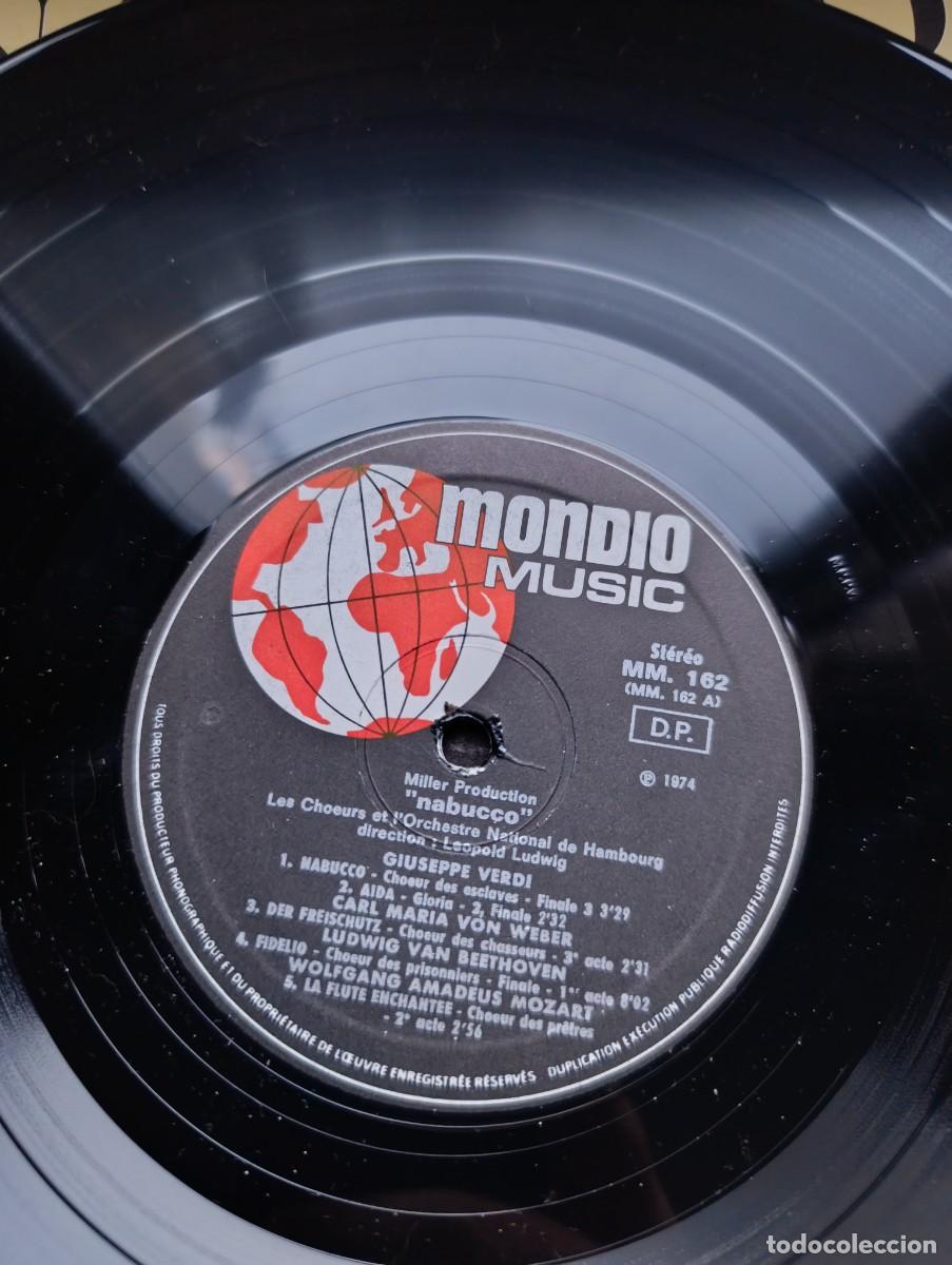 Discos de vinilo: LP Leopold Ludwig &ndash; Nabucco - Foto 6