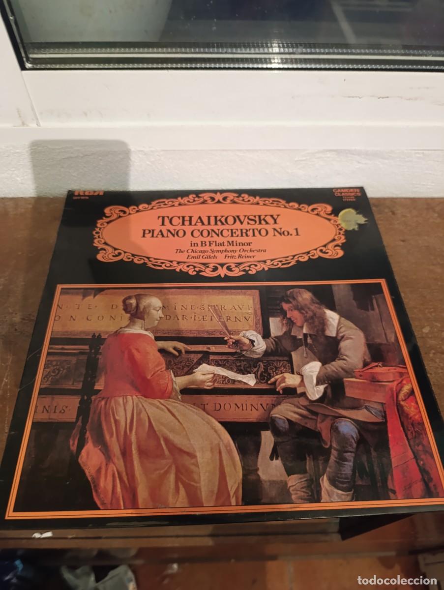 Discos de vinilo: LP Tchaikovsky, The Chicago Symphony Orchestra, Emil Gilels, Fritz Reiner &ndash; Piano Concerto No. 1