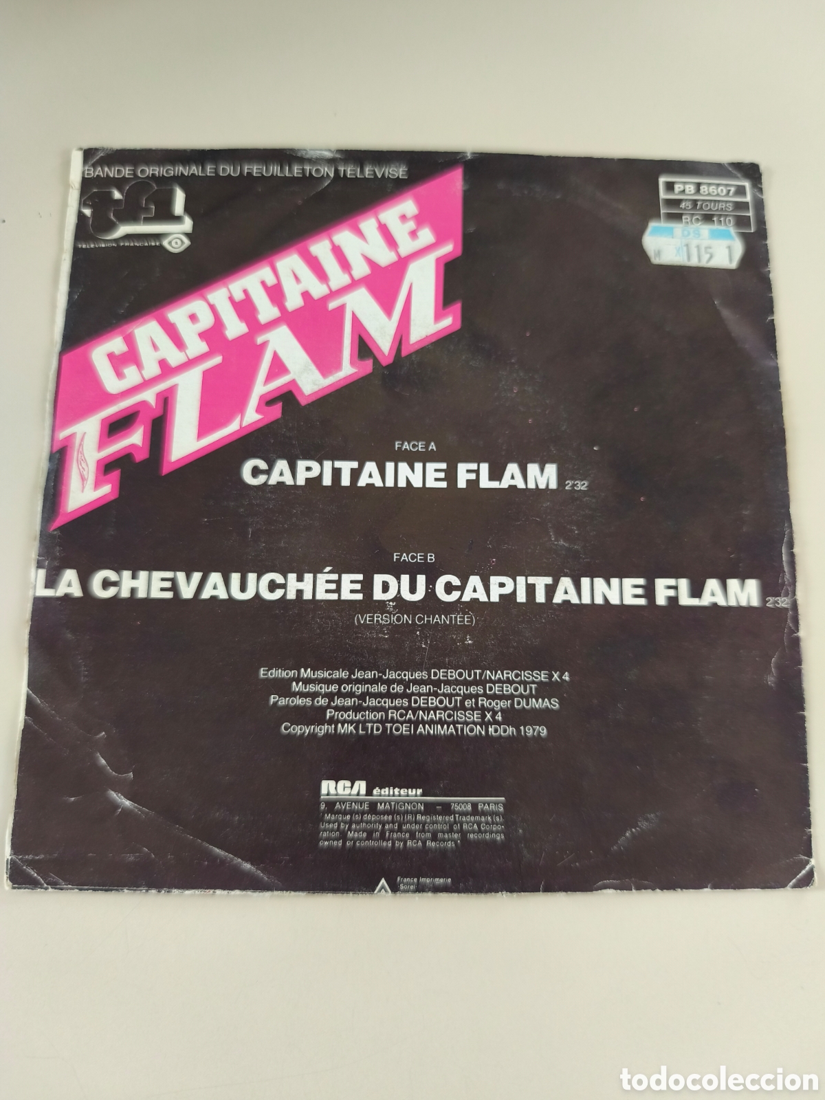 Discos de vinilo: Banda sonora original capitaine flame - Foto 2