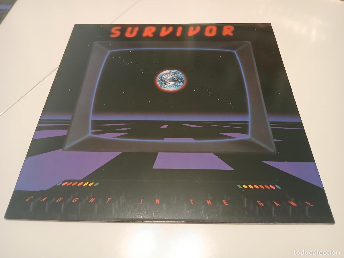 Discos de vinilo: Survivor &lrm;&ndash; Caught In The Game- (1983) LP disco vinilo