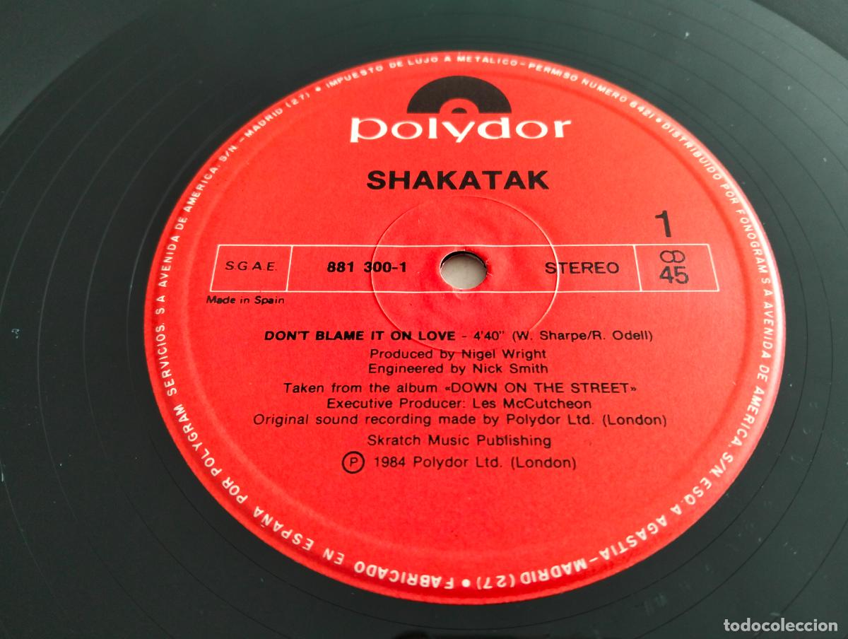 Discos de vinilo: SHAKATAK, DISCO MAXI SINGLE , EDITADO POLYDOR, A&Ntilde;O 1984 - Foto 4