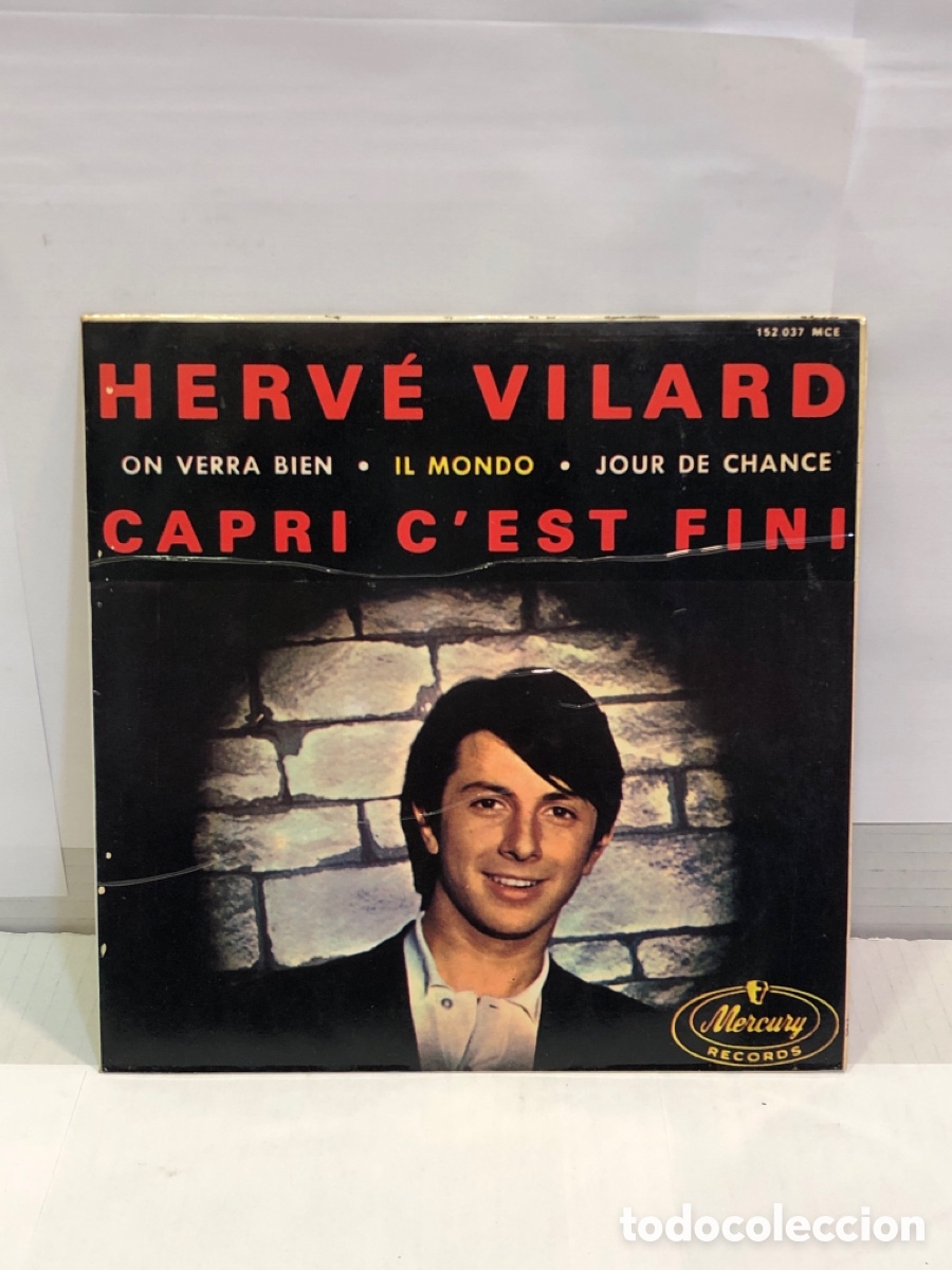 Discos de vinilo: Vinilo Herve Vilard : Capri c' est fini
