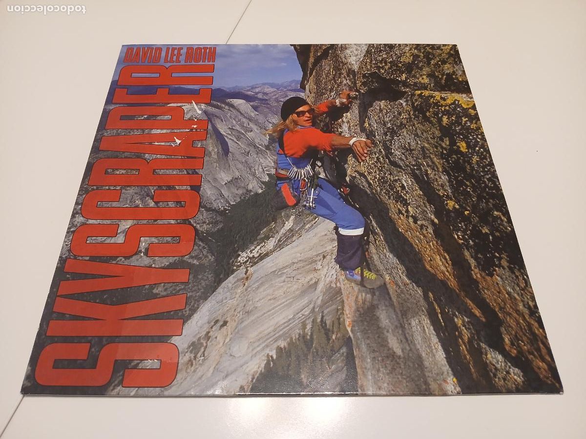 Discos de vinilo: David Lee Roth &ndash; Skyscraper- (1988) LP disco vinilo