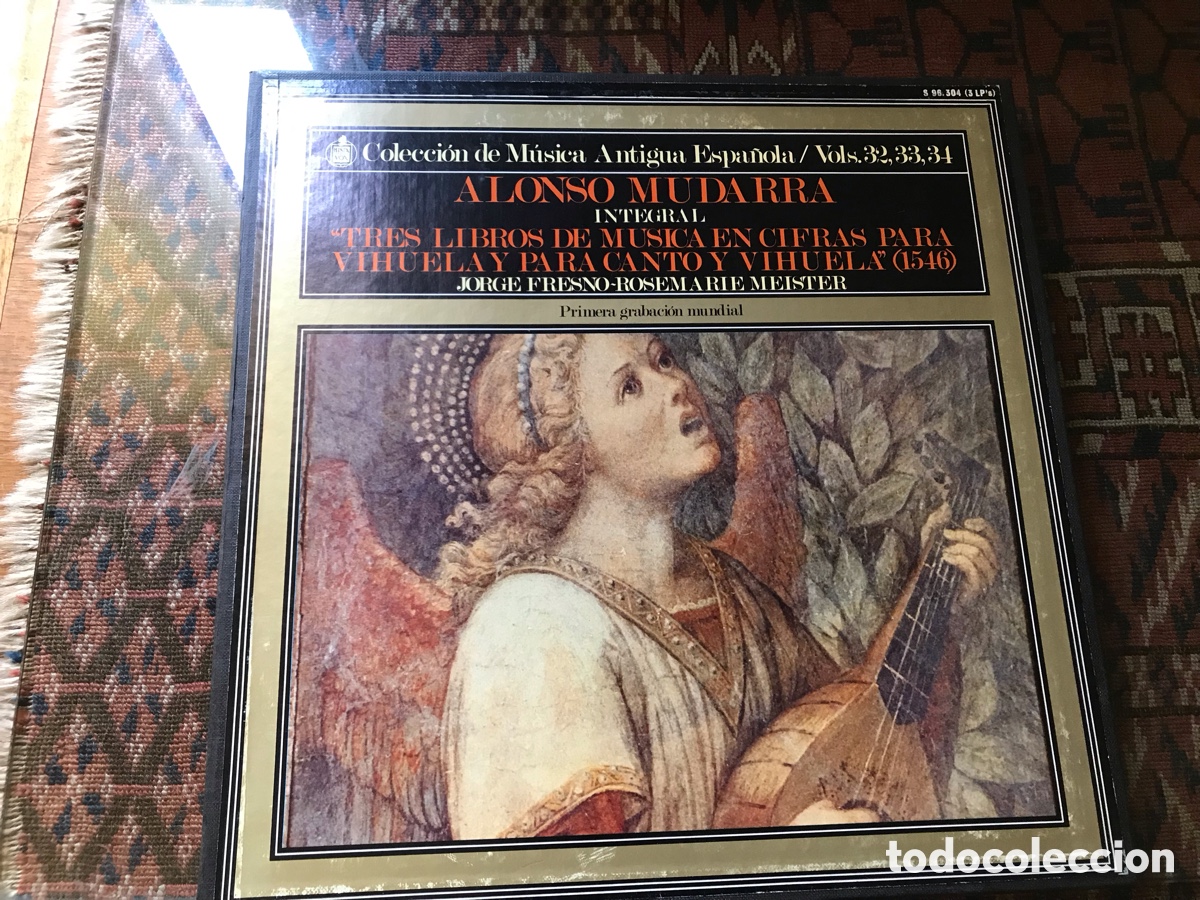 Discos de vinilo: Alonso Mudarra. Integral. Jorge Fresno. Rosemarie Meister