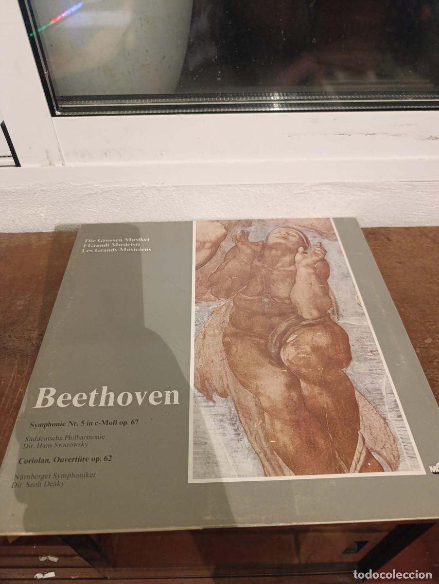 Discos de vinilo: LP Ludwig van Beethoven &ndash; Sinfonia N.5 Op.67 / Coriolano, Ouverture Op.62