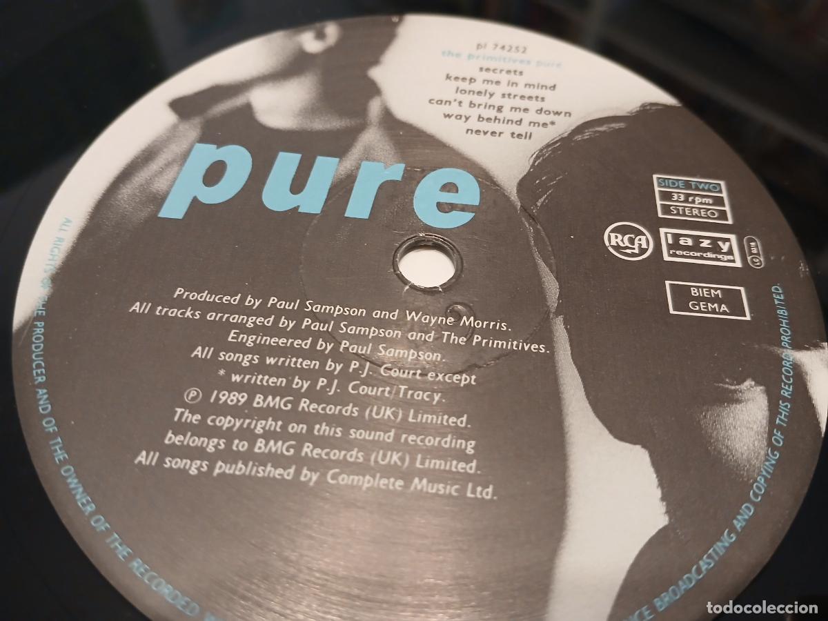 Discos de vinilo: The Primitives &ndash; Pure- (1989) LP disco vinilo - Foto 2