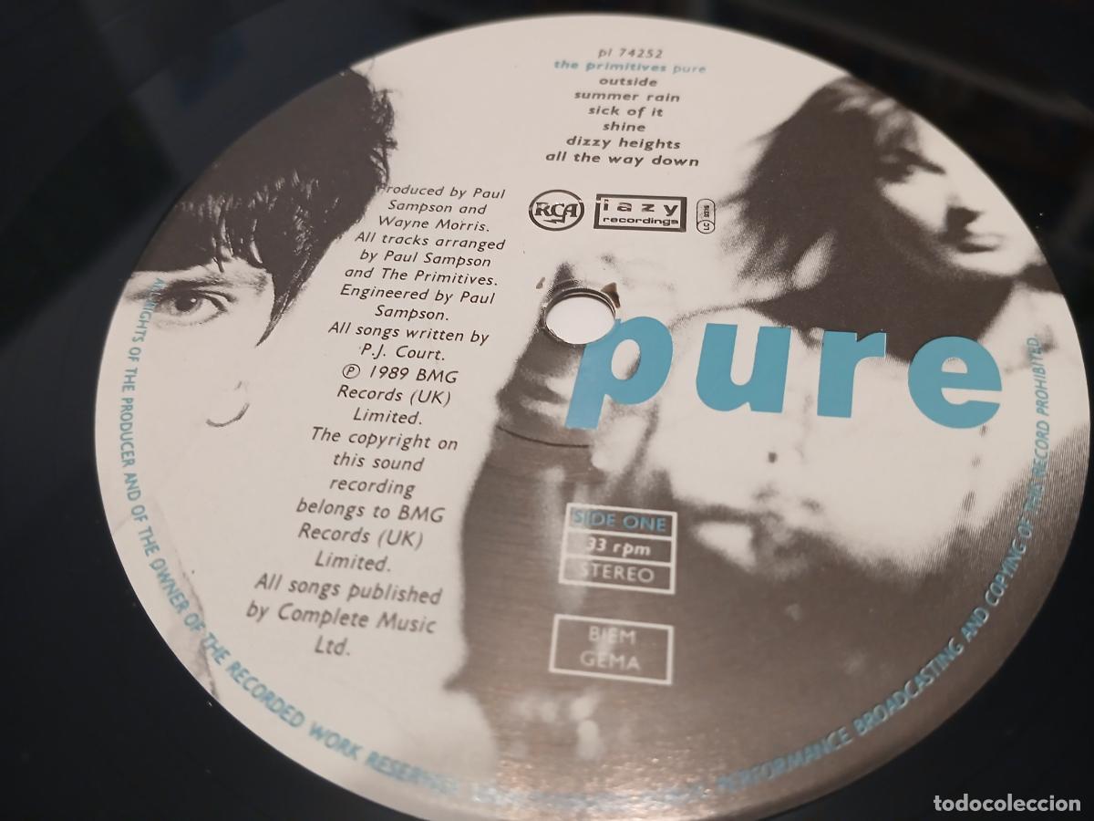 Discos de vinilo: The Primitives &ndash; Pure- (1989) LP disco vinilo - Foto 3