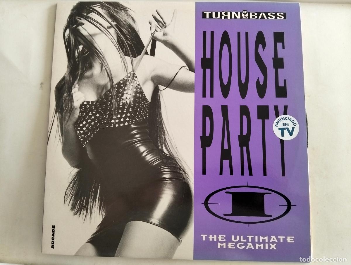 Discos de vinilo: HOUSE PARTY DISCO DOBLE LP THE ULTIMATE MEGAMIX, EDITADO ARCADE, A&Ntilde;O 1992