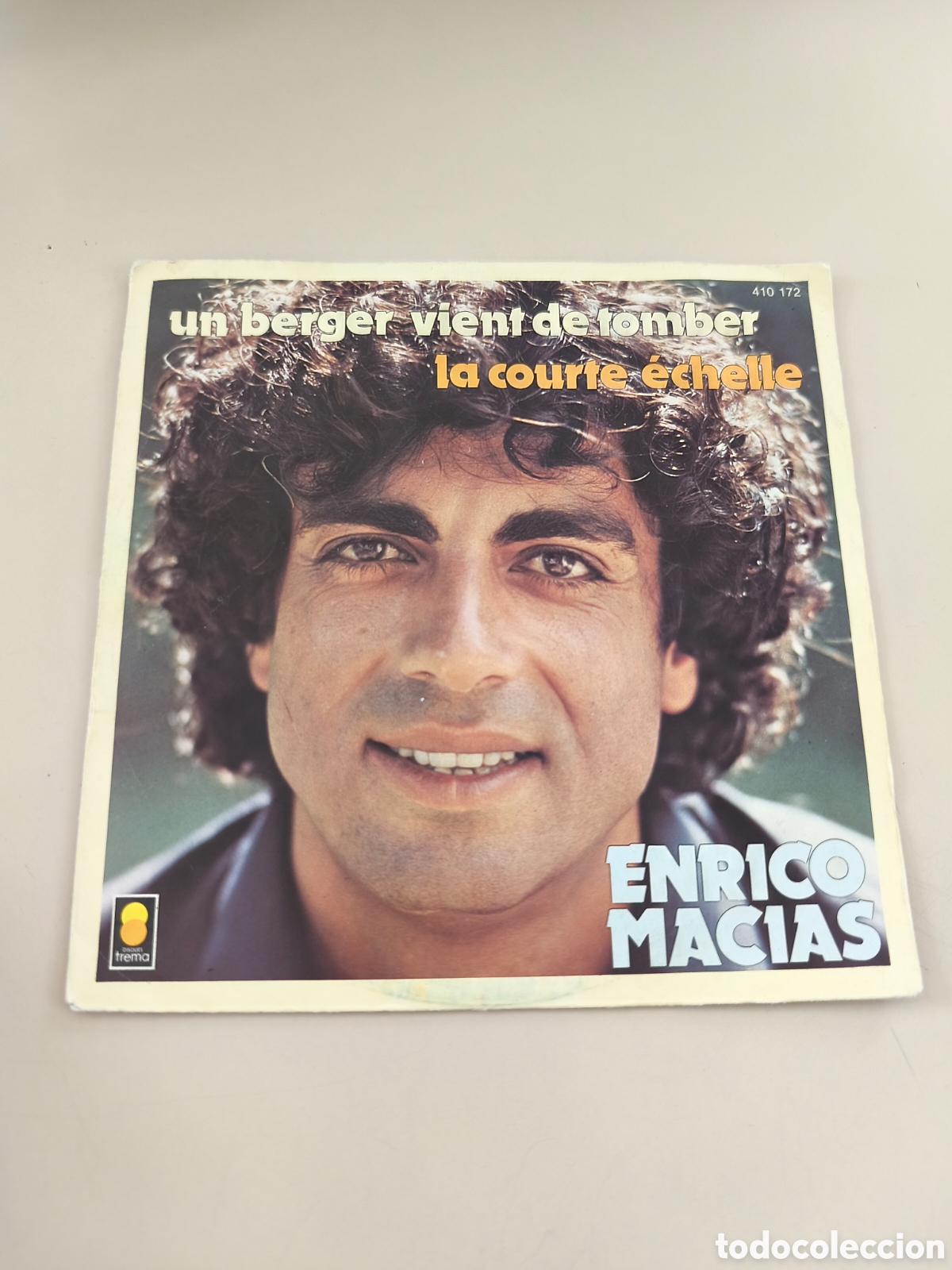 Discos de vinilo: Enrico Macias , un berger viento de tomber