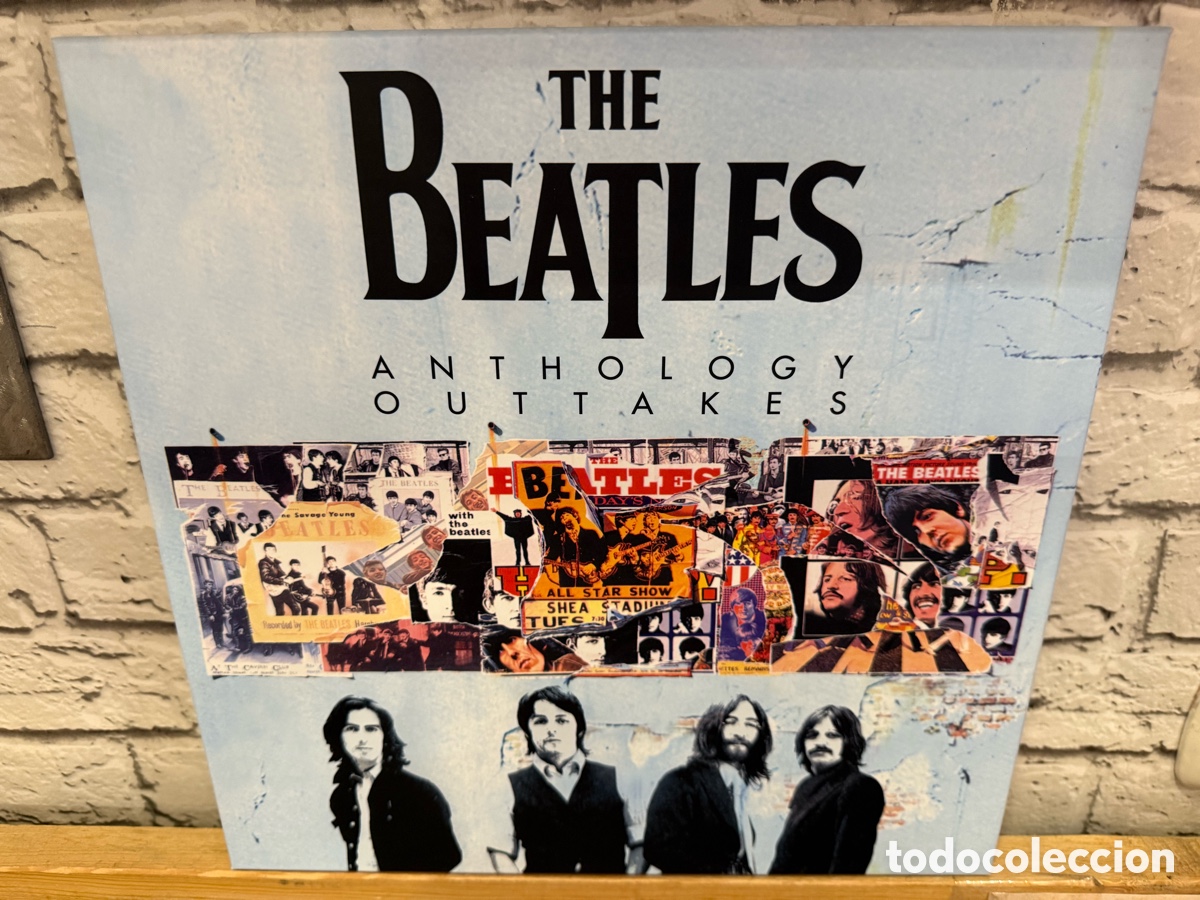 Discos de vinilo: THE BEATLES &ndash; ANTHOLOGY OUTTAKES. Caja 4 vinilos azul turquesa edicion limitada 200.