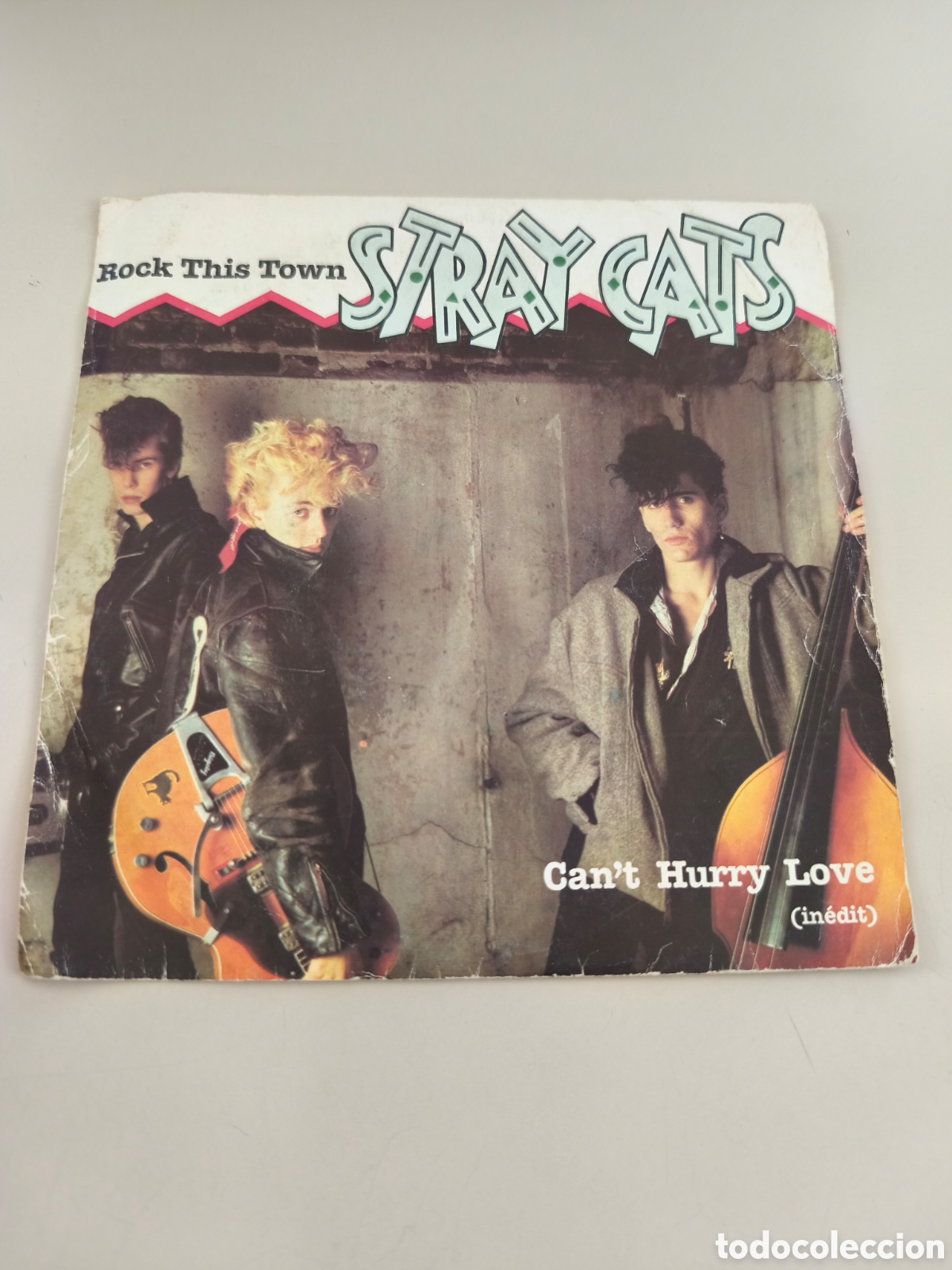 Discos de vinilo: Stray cats , rock this town
