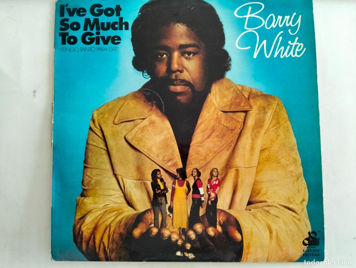 Discos de vinilo: BARRY WHITE DISCO LP I'VE GOT SO MUCH TO GIVE, EDITADO 20 CENTURY RECORDS, A&Ntilde;O 1974