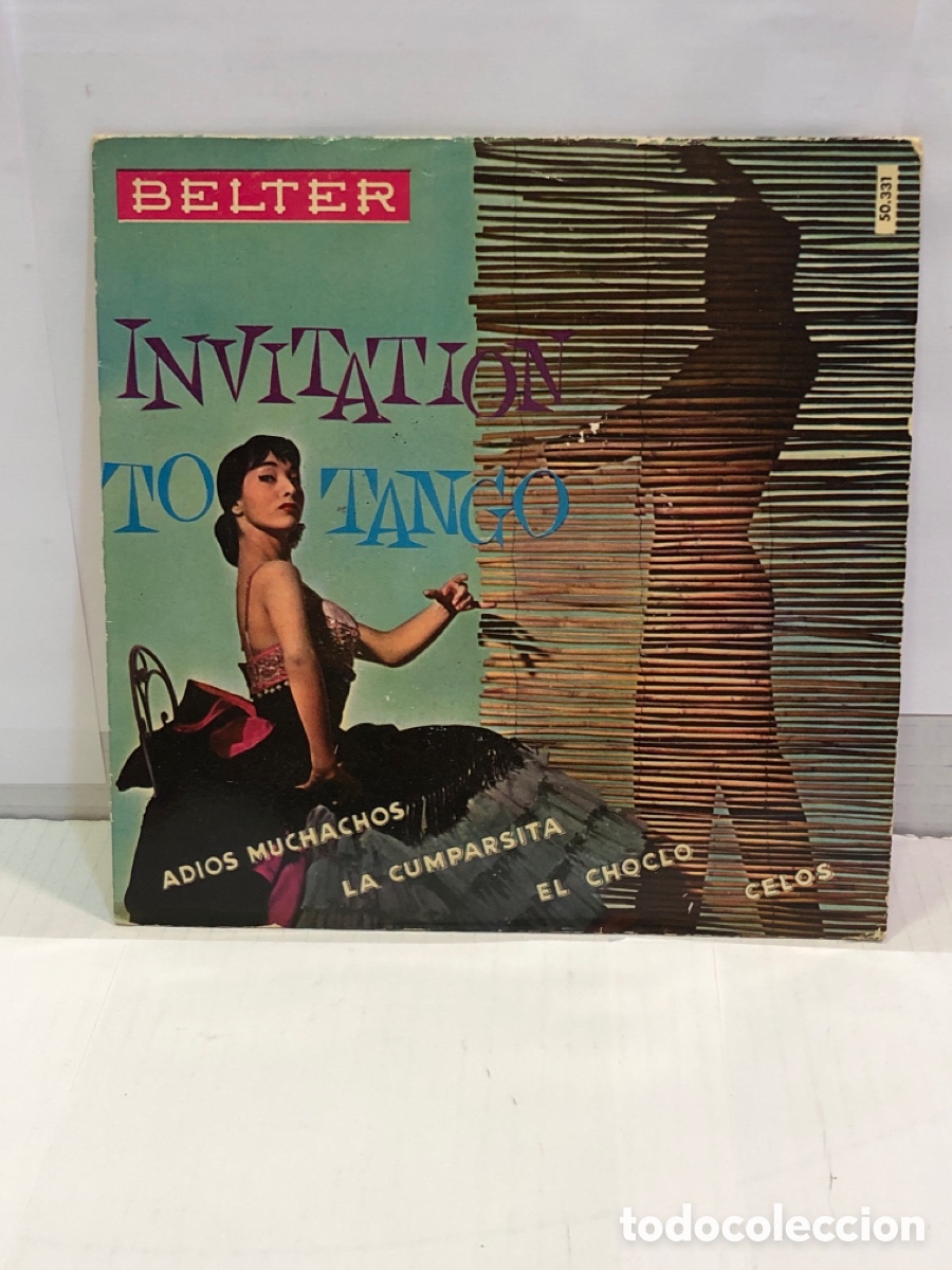 Discos de vinilo: Vinilo Invitation to tango. Roland Palette y su orquesta