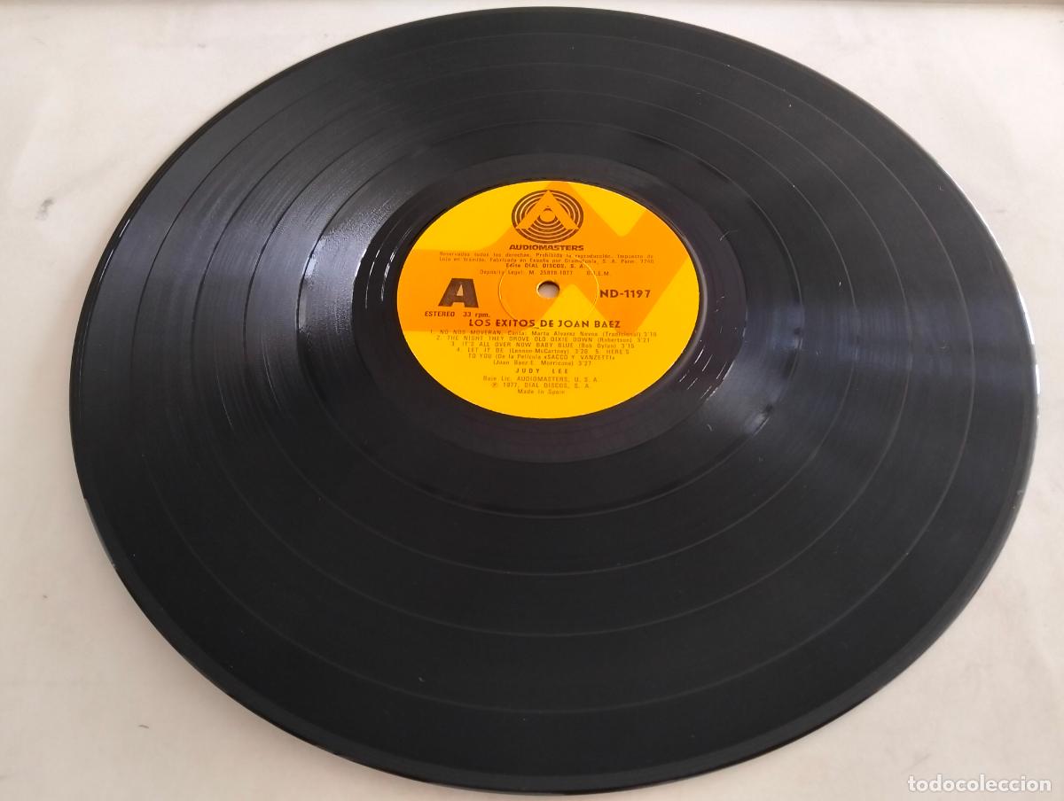 Discos de vinilo: LOS EXITOS DE JOAN BAEZ, DISCO LP , EDITADO DIAL DISCOS, A&Ntilde;O 1977 - Foto 3