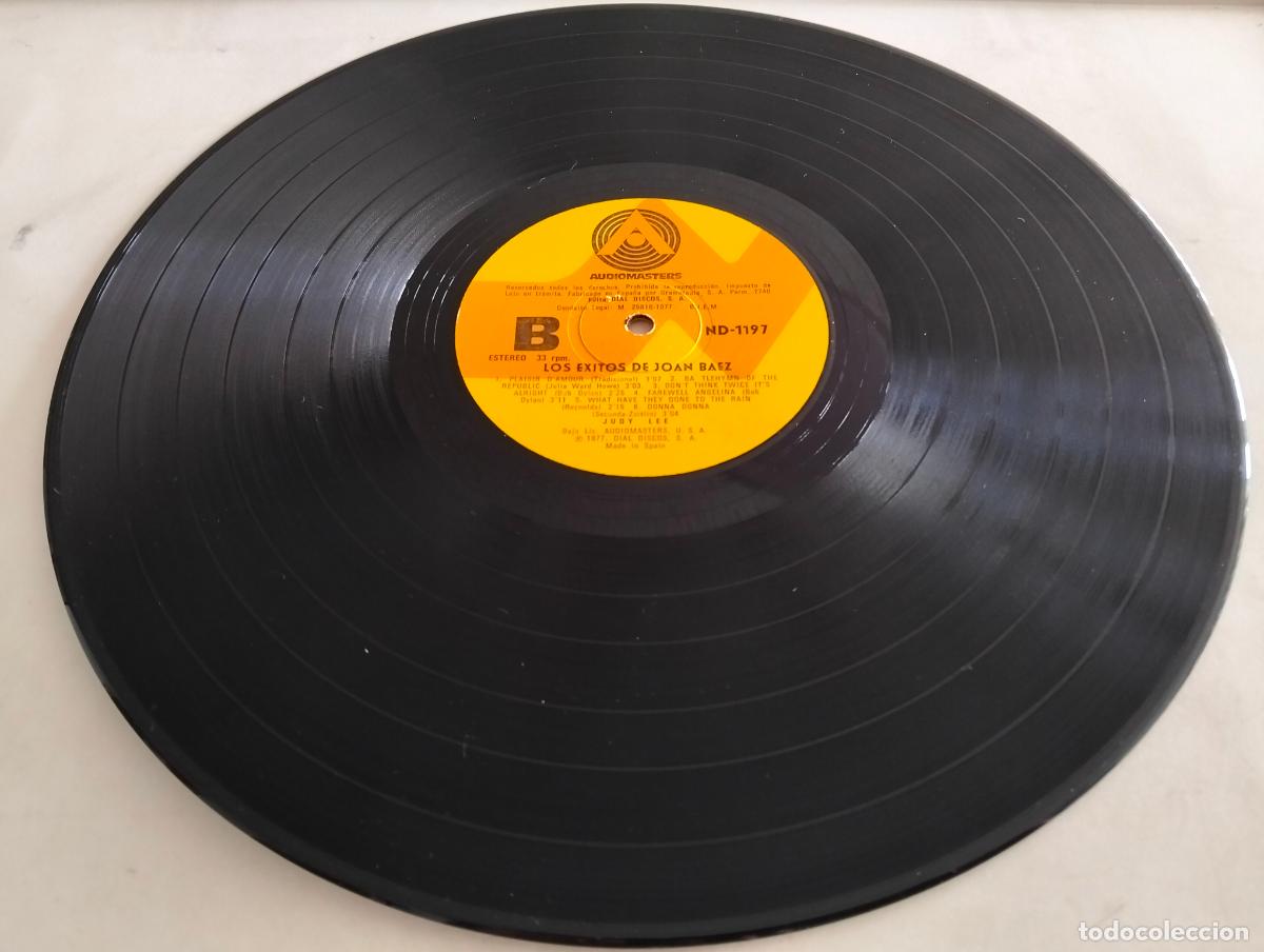 Discos de vinilo: LOS EXITOS DE JOAN BAEZ, DISCO LP , EDITADO DIAL DISCOS, A&Ntilde;O 1977 - Foto 5