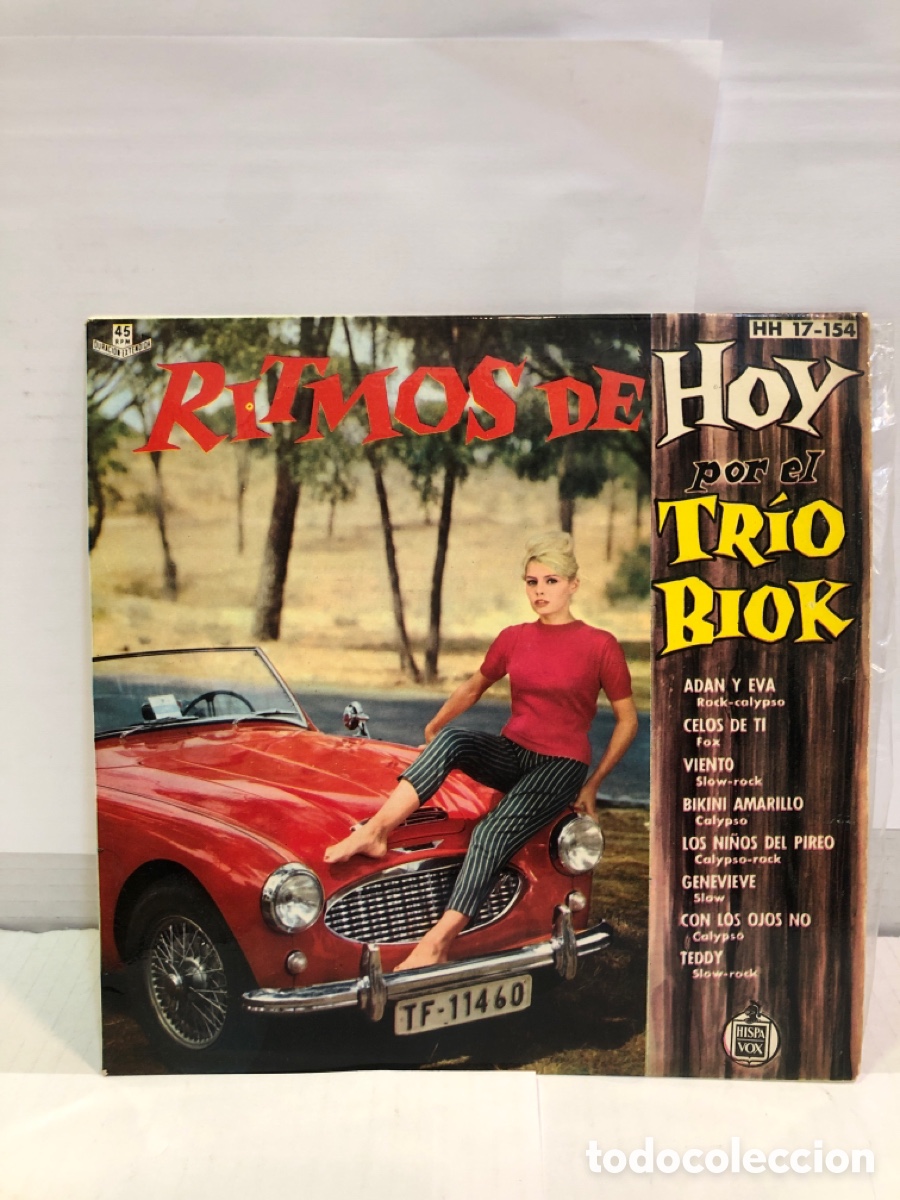 Discos de vinilo: Vinilo Ritmos de hoy por el tr&iacute;o Biok